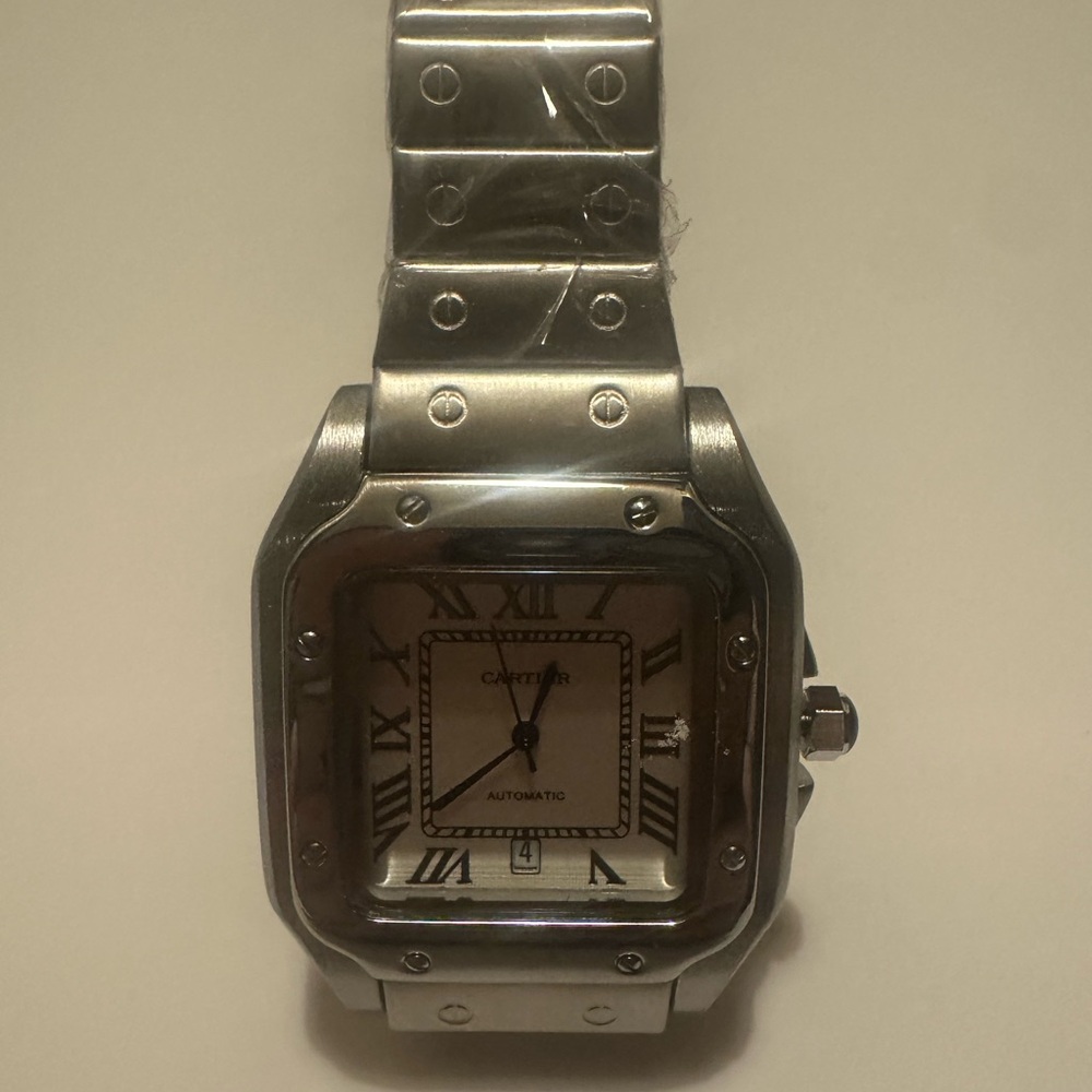 Carti Silver-Tone Roman Numeral Watch